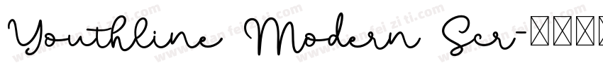 Youthline Modern Scr字体转换